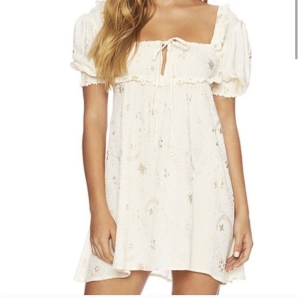 Beach Riot Cream Mini Dress